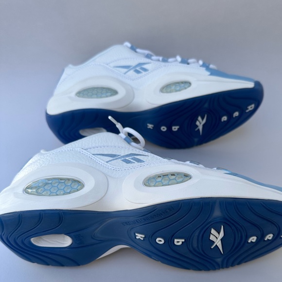 Reebok Iverson’s Question Low white/flublu/rbkice NWT - Picture 4 of 7